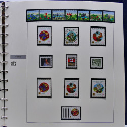 Collection timbres de Canada 1991-1999 neufs en album SAFE.