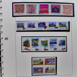 Collection timbres de Canada 1991-1999 neufs en album SAFE.