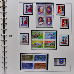 Collection timbres de Canada 1991-1999 neufs en album SAFE.