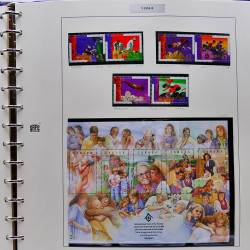 Collection timbres de Canada 1991-1999 neufs en album SAFE.