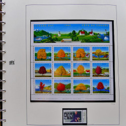 Collection timbres de Canada 1991-1999 neufs en album SAFE.