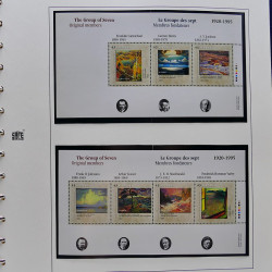 Collection timbres de Canada 1991-1999 neufs en album SAFE.