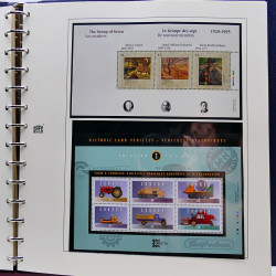 Collection timbres de Canada 1991-1999 neufs en album SAFE.