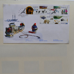 Collection timbres de Canada 1991-1999 neufs en album SAFE.