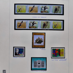 Collection timbres de Canada 1991-1999 neufs en album SAFE.