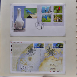 Collection timbres de Canada 1991-1999 neufs en album SAFE.