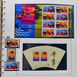Collection timbres de Canada 1991-1999 neufs en album SAFE.
