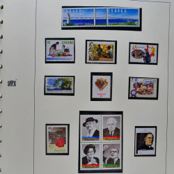 Collection timbres de Canada 1991-1999 neufs en album SAFE.