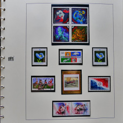 Collection timbres de Canada 1991-1999 neufs en album SAFE.