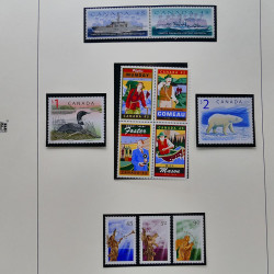 Collection timbres de Canada 1991-1999 neufs en album SAFE.