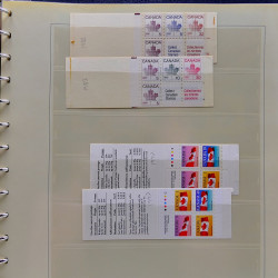 Collection timbres de Canada 1991-1999 neufs en album SAFE.