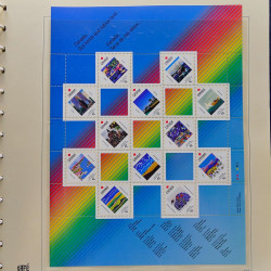 Collection timbres de Canada 1991-1999 neufs en album SAFE.
