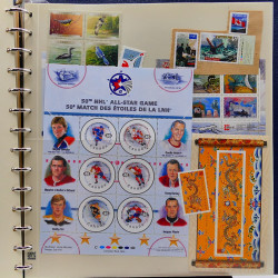 Collection timbres de Canada 1991-1999 neufs en album SAFE.
