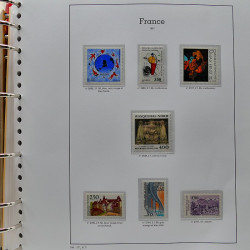 Collection timbres de France 1991-1998 neufs** complet en album Supramax.