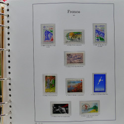 Collection timbres de France 1991-1998 neufs** complet en album Supramax.