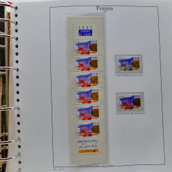 Collection timbres de France 1991-1998 neufs** complet en album Supramax.