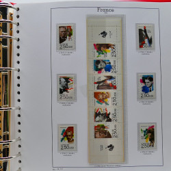 Collection timbres de France 1991-1998 neufs** complet en album Supramax.