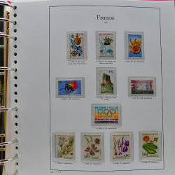 Collection timbres de France 1991-1998 neufs** complet en album Supramax.