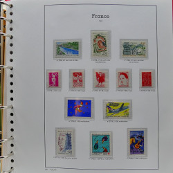 Collection timbres de France 1991-1998 neufs** complet en album Supramax.