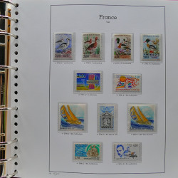 Collection timbres de France 1991-1998 neufs** complet en album Supramax.