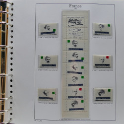 Collection timbres de France 1991-1998 neufs** complet en album Supramax.