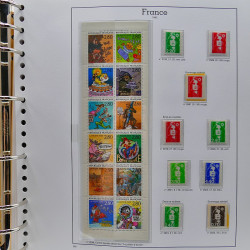 Collection timbres de France 1991-1998 neufs** complet en album Supramax.
