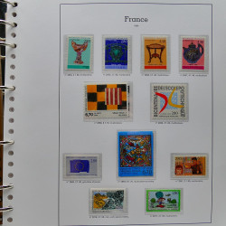 Collection timbres de France 1991-1998 neufs** complet en album Supramax.