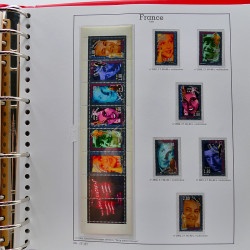 Collection timbres de France 1991-1998 neufs** complet en album Supramax.