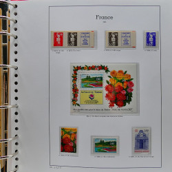 Collection timbres de France 1991-1998 neufs** complet en album Supramax.