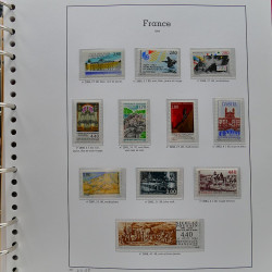 Collection timbres de France 1991-1998 neufs** complet en album Supramax.