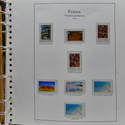 Collection timbres de France 1991-1998 neufs** complet en album Supramax.