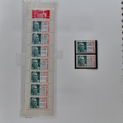 Collection timbres de France 1991-1998 neufs** complet en album Supramax.
