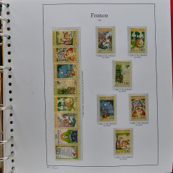 Collection timbres de France 1991-1998 neufs** complet en album Supramax.
