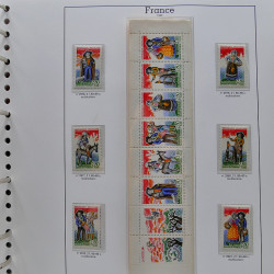 Collection timbres de France 1991-1998 neufs** complet en album Supramax.
