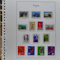 Collection timbres de France 1991-1998 neufs** complet en album Supramax.