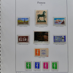 Collection timbres de France 1991-1998 neufs** complet en album Supramax.