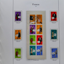 Collection timbres de France 1991-1998 neufs** complet en album Supramax.