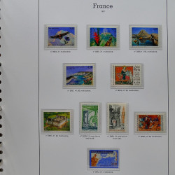 Collection timbres de France 1991-1998 neufs** complet en album Supramax.
