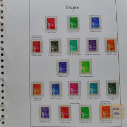 Collection timbres de France 1991-1998 neufs** complet en album Supramax.