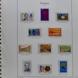 Collection timbres de France 1991-1998 neufs** complet en album Supramax.
