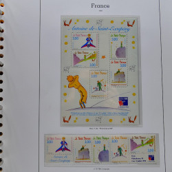 Collection timbres de France 1991-1998 neufs** complet en album Supramax.