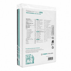 Catalogue Yvert et Tellier timbres de France 2026.