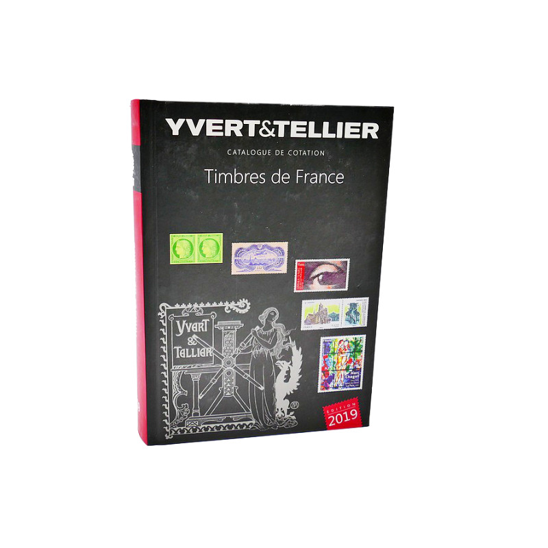 Catalogue Yvert et Tellier timbres de France 2019.