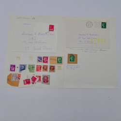Vrac philatélique de timbres de France et tous pays en un carton.