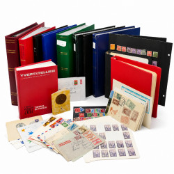 Vrac philatélique de timbres de France et tous pays en un carton.
