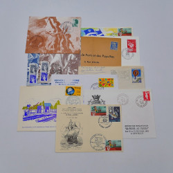 Vrac philatélique de timbres de France et tous pays en un carton.