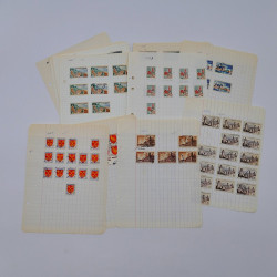 Vrac philatélique de timbres de France et tous pays en un carton.