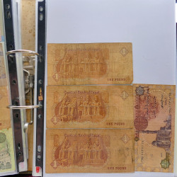 Collection billets de banque tous pays neufs et anciens en un album.