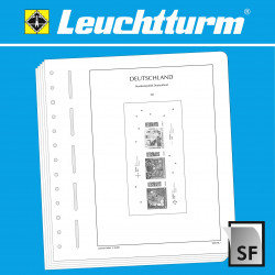 Feuilles préimprimées Leuchtturm République Fédérale Allemagnebandes provenant du carnet 2025.