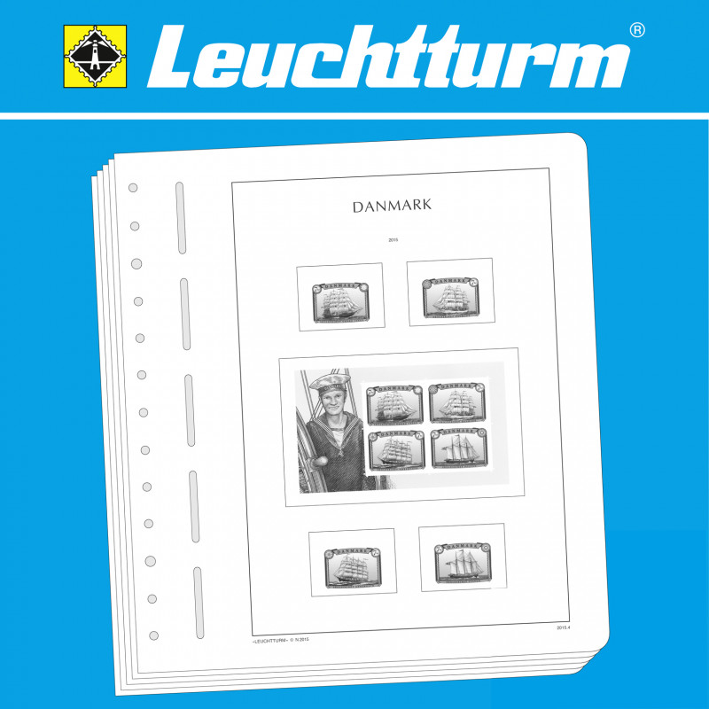 Leuchtturm feuilles préimprimées SF Autriche timbres de distributeur 2025.